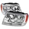 Spec-D Tuning 99-04 Jeep Cherokee Headlights- Chrome, 2LH-GKEE99-ABM 2LH-GKEE99-ABM - alternate 1